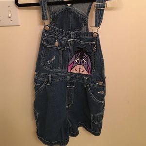 Vintage Winnie the Pooh Eeyore Overalls