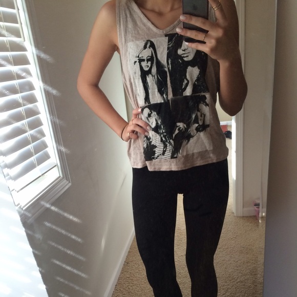 Love Culture Tan Tanktop with Design - Picture 1 of 3