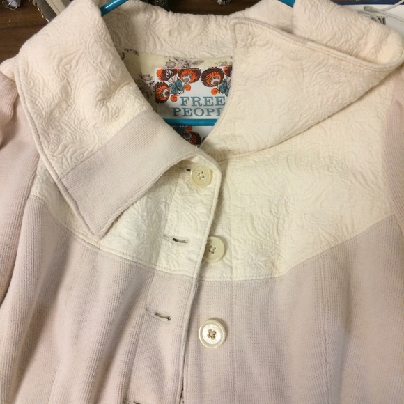 Cream Free People Jacket