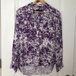 Purple acid-washed shirt from Urban Outfitters