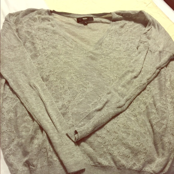 Drop shoulder sweater!
