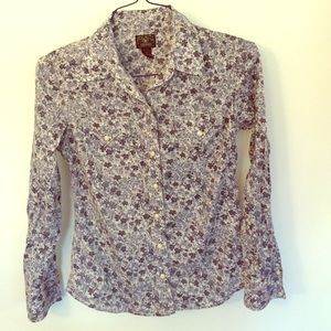 Floral Button-down blouse by LuckyBrand Jeans