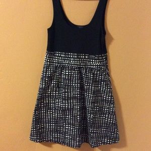 Black and white dress