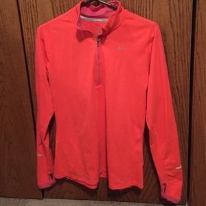 Nike drifit quarter zip up