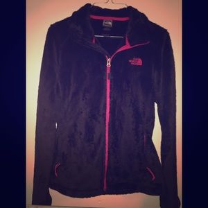 Authentic North Face Jacket (pink and black) 💕☺️
