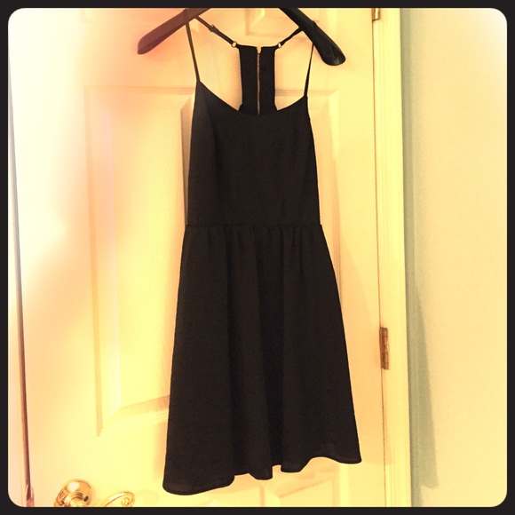 Black cocktail dress.