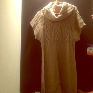 Beige Sweater Dress