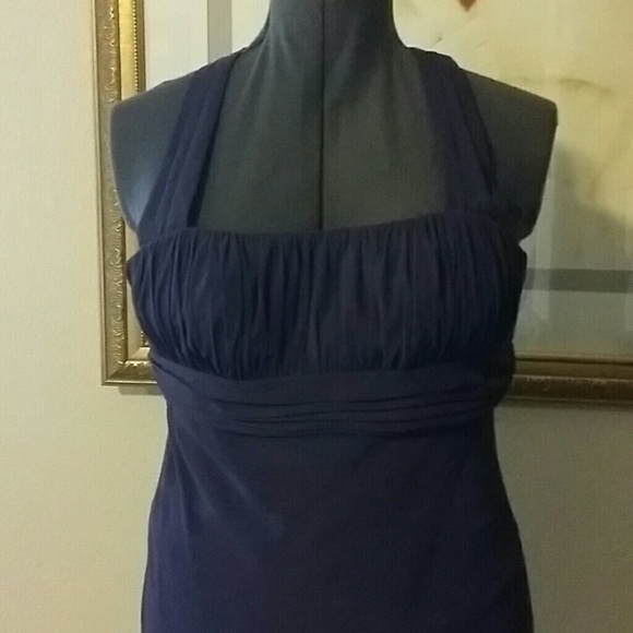 Chiffon Halter Dress - Picture 2 of 4