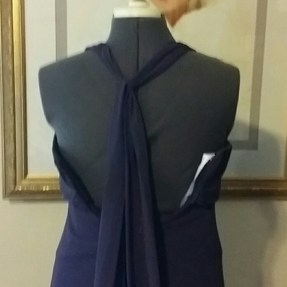 Chiffon Halter Dress - Picture 3 of 4