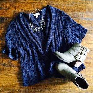 NWT navy cardigan