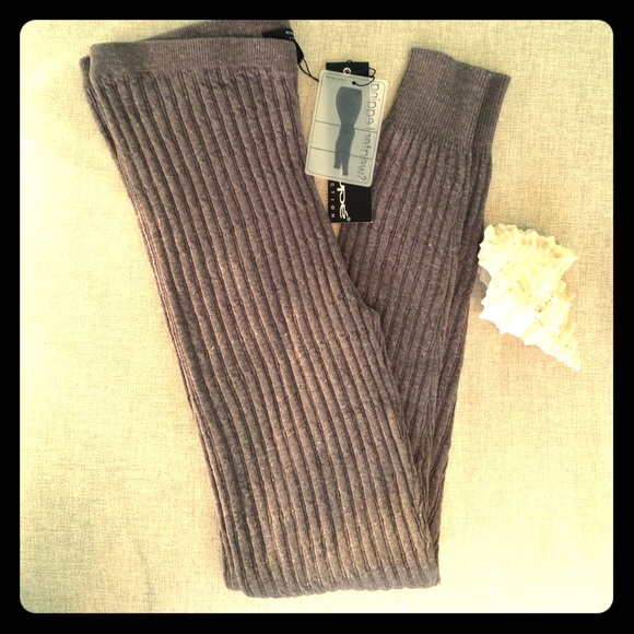 Gray sweater leggings