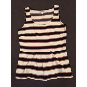 Banana Republic Peplum Stripe Top