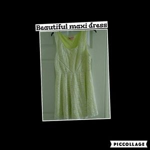 Stretchable Beautiful Maxi Lace Dress,NWOT