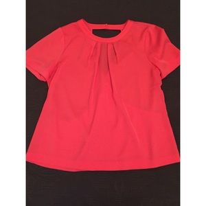 J Crew Coral Blouse