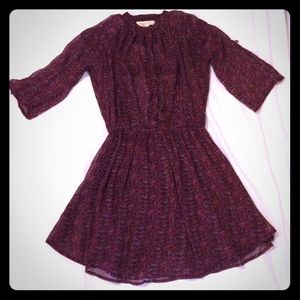 Dark pink dress from Urban Outfitters