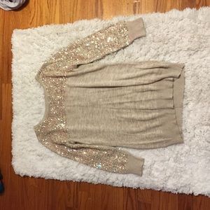 Sequined sweater