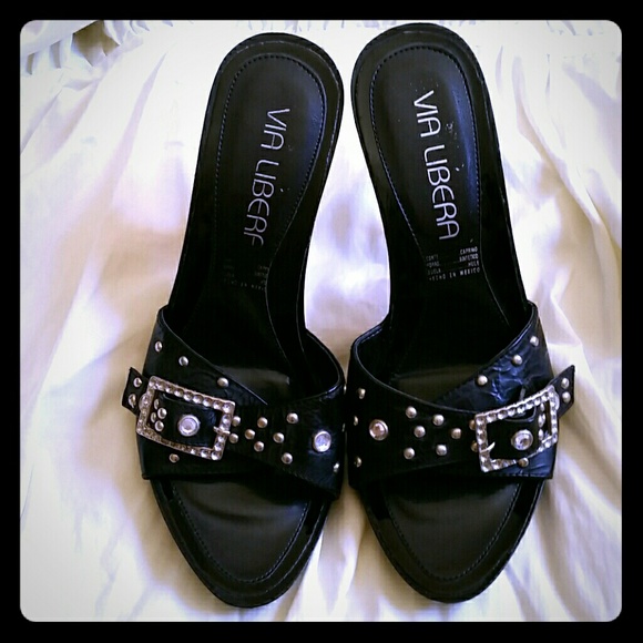 Black high heels