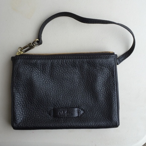 Cole Haan Handbags - Cole Haan Leather Wristlet - Black