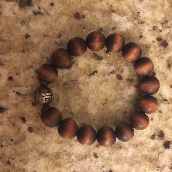 Lenny and Eva stretch wooden bracelet