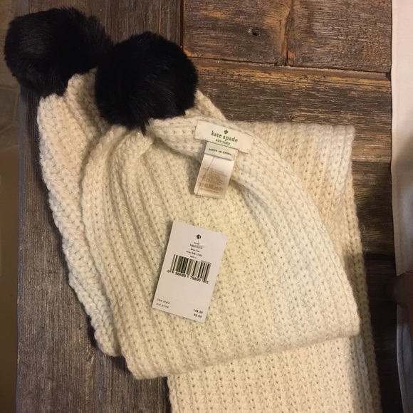 BNWT Kate Spade Luxe Scarf - Wool blend sparkles!