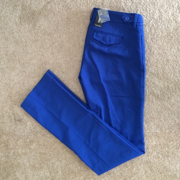 Brand new royal blue columnist pant (EXPRESS)
