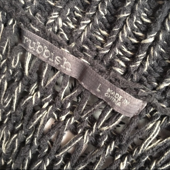 🚫 SOLD 🚫 Slouchy grey sweater, loose knit - Picture 3 of 3