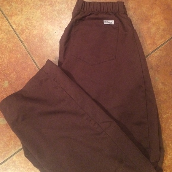 Brown Grey's Anatomy scrub pants