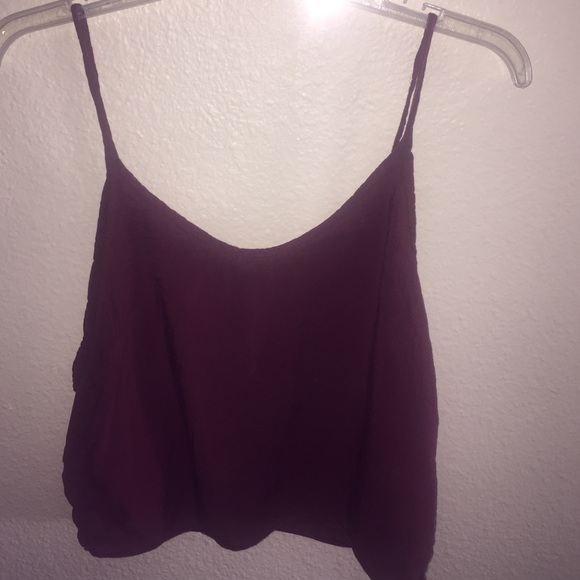 Brandy Melville Tops - Burgundy Brandy crop