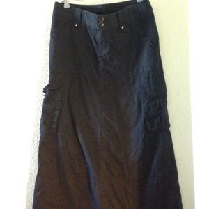 Gap maxi cargo skirt