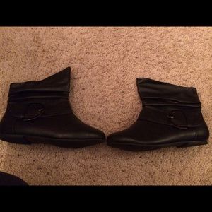 Black booties brand new!!!