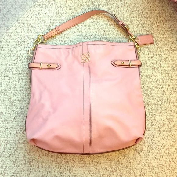 Coach pink shoulder bag