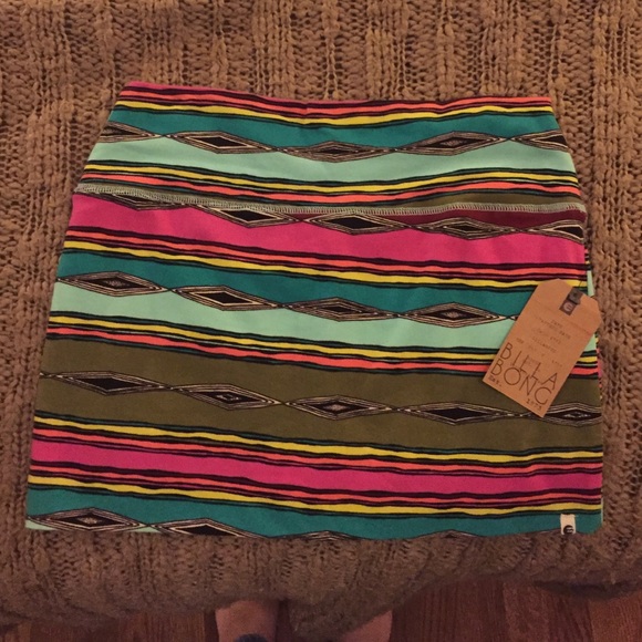Billabong  tribal Pencil skirt