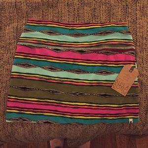 Billabong tribal Pencil skirt