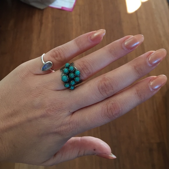 Turquoise adjustable ring - Picture 3 of 3