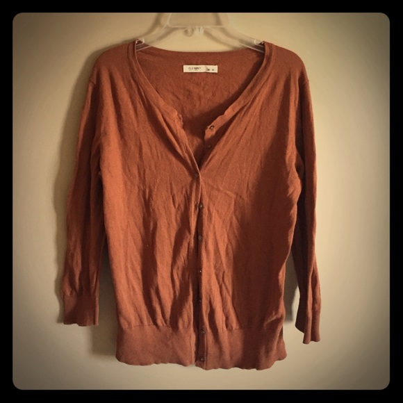‼️Price DROP‼️Burnt orange cardigan