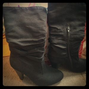 Black Heeled booties!