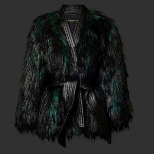 Balmain x H&M Faux Fur Coat
