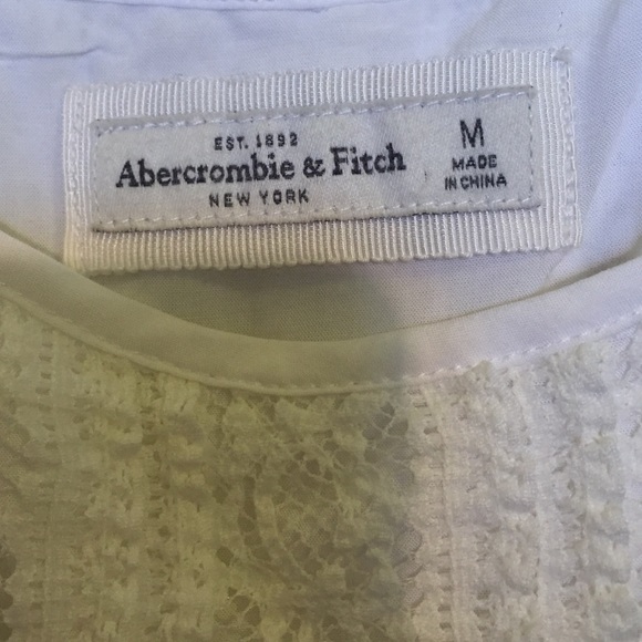 Abercrombie & Fitch white romper - Picture 3 of 3