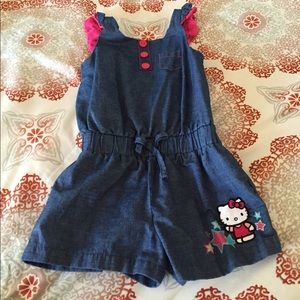 NWOT HELLO KITTY TODDLER ROMPER