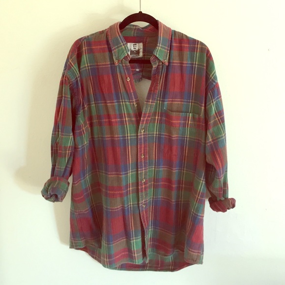 LF open back flannel
