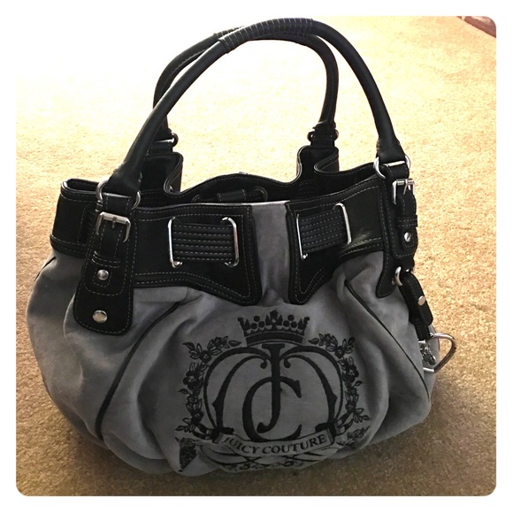 Velour juicy couture purse