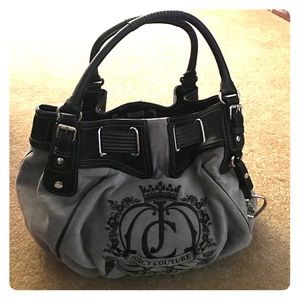Velour juicy couture purse