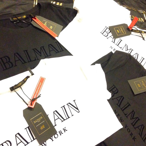 Balmain x H&M Logo Tee