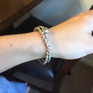 pandora leather charm