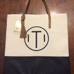 Mud Pie T Initial Tote.
