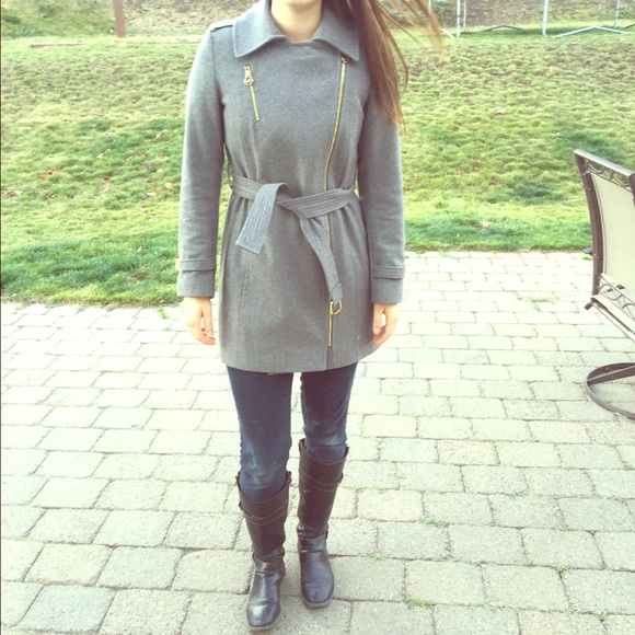 Michael Kors Asymmetrical Pea Coat