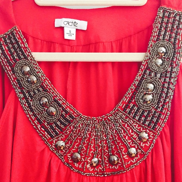 Cache Red top - Picture 3 of 4