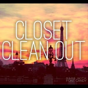 CLOSET CLEAN OUT - Make an offer!