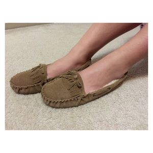 Leather Fringe Moccasins!