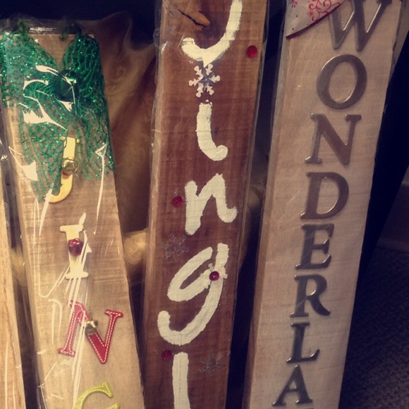 Hand crafted Wooden Christmas decorations(: - Picture 3 of 3